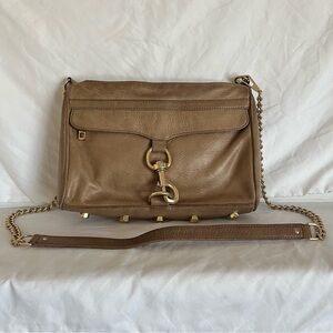 Rebecca Minkoff Tan Leather MAC Crossbody Bag